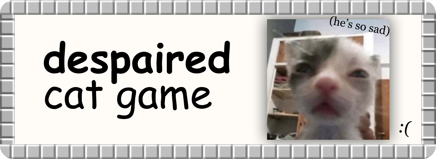 Despaired Cat Game Screenshot